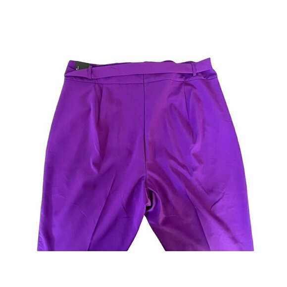 Torrid Women's Purple High Waisted Tie Front Skinny Pants Plus Size 24 NWT - Picture 10 of 12